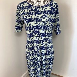 LulaRoe Julia Dress, size L, used, Disney Collection - Jack.